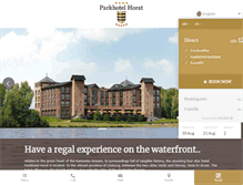 Tablet Screenshot of parkhotelhorst.nl